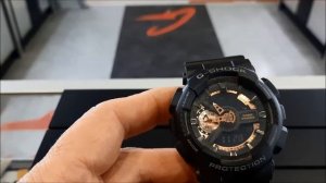 Replica Casio GA-110RG-1A   vs.    Original GA-110-1A