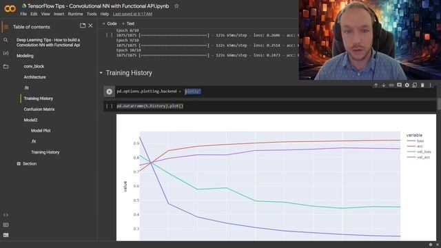 tensorflow Python tips how to build a convolutional Neural Network Functional Api смотреть онлайн
