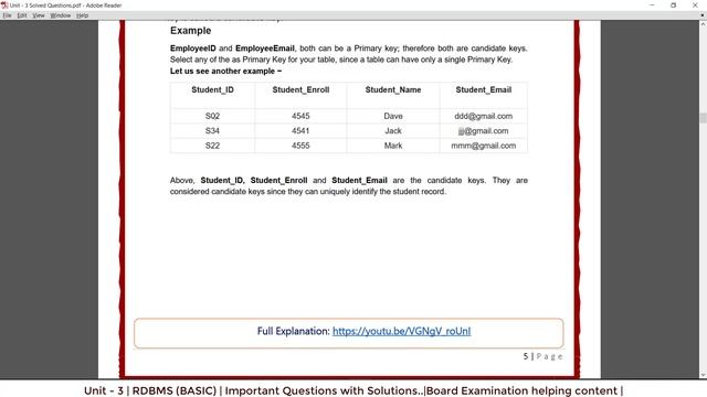 Board Exam| Unit 3 - Relational Database Management System| Important Solved Questions | Class 10 I смотреть онлайн