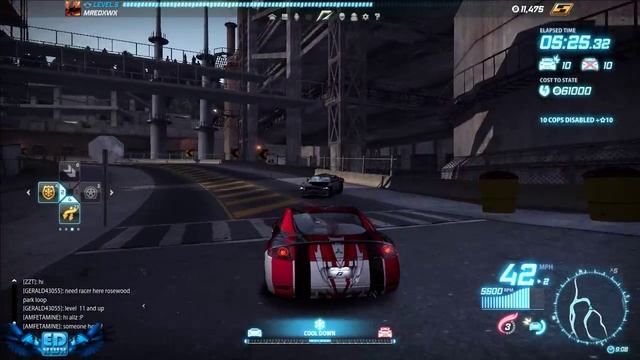 Need For Speed World Online Beta Pc Gameplay Police Chase Maximum Settings 720p HD смотреть онлайн