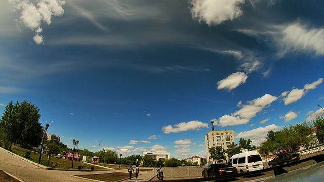 г.Краснокаменск, красивые облака. смотреть онлайн