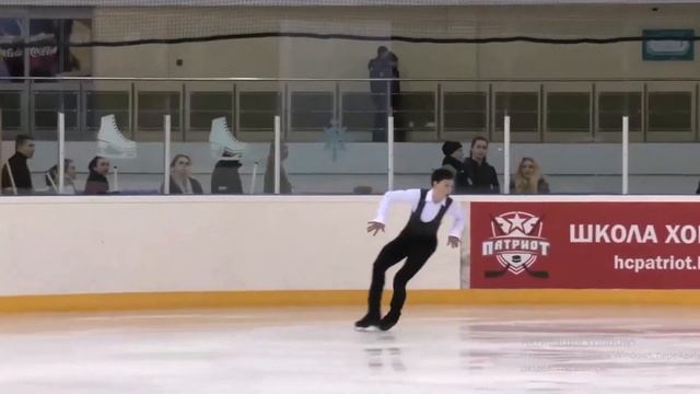 Александр Лебедев. Чемпионат Республики Беларусь по фигурному катанию смотреть онлайн