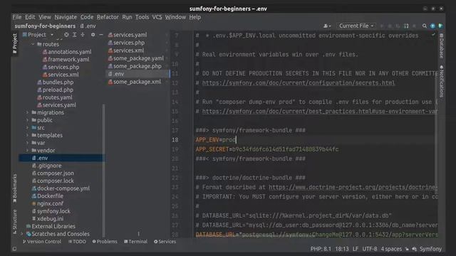 Symfony 6 - How to select the active environment? смотреть онлайн
