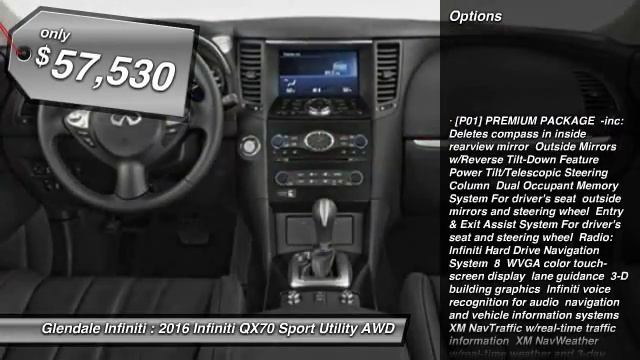 2016 Infiniti QX70 G22427 смотреть онлайн