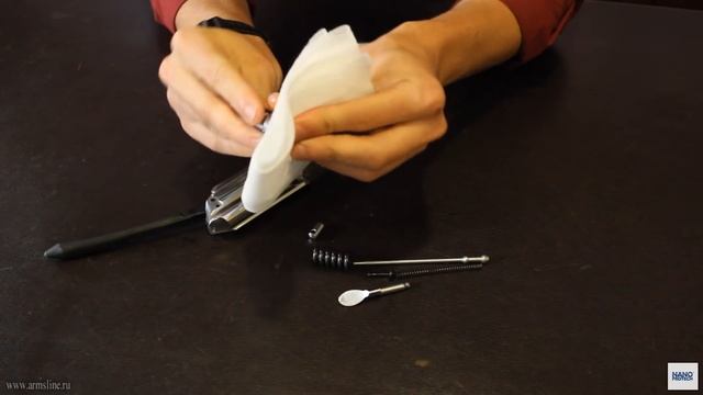 Чистка гладкоствольного полуавтомата (Масло Nanoprotech) смотреть онлайн