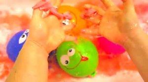 Учим цвета с шариками Воздушные Шарики с водой Радуга дуга