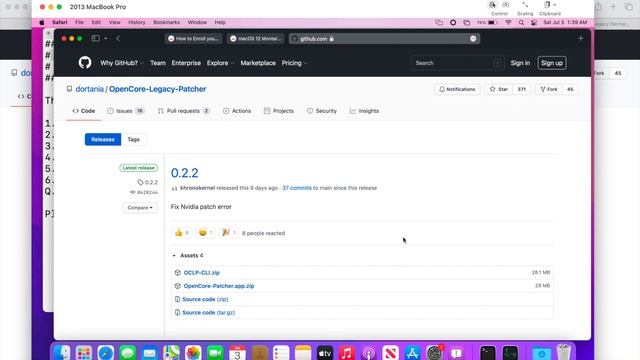 Update OpenCore Legacy Patcher Unsupported Mac to Latest Version w OTA Update + OCLP app + GPU Patc смотреть онлайн