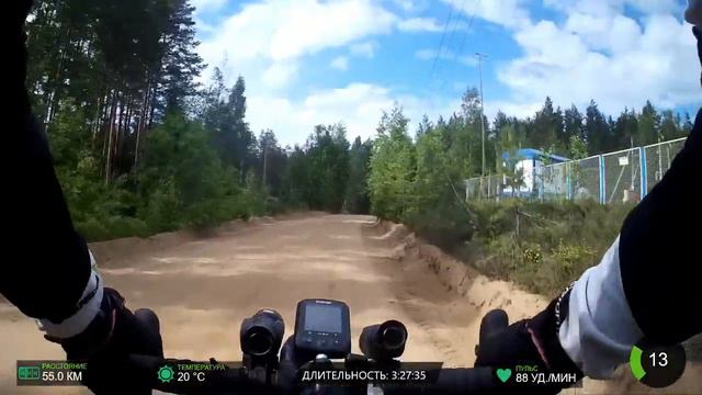 Вело. От Турышкино к карьерам под Малуксой и обратно. 13.06.2022 смотреть онлайн
