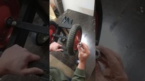 Телега для лодочного мотора Yamaha 9.9. Своими руками.