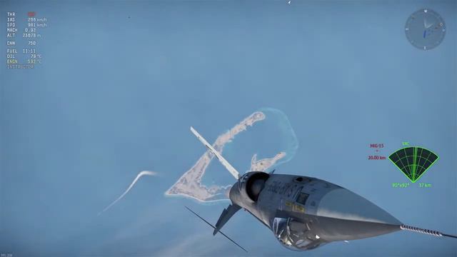 Warthunder F-104 Space Climb 26587m 87234ft смотреть онлайн