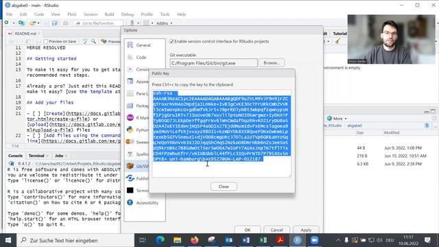 RStudio + Git #3: SSH-RSA Key смотреть онлайн