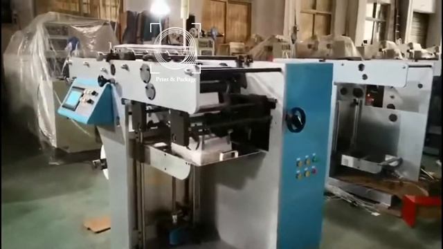 Автоматическая машина для резки и фальцовки этикеток смотреть онлайн