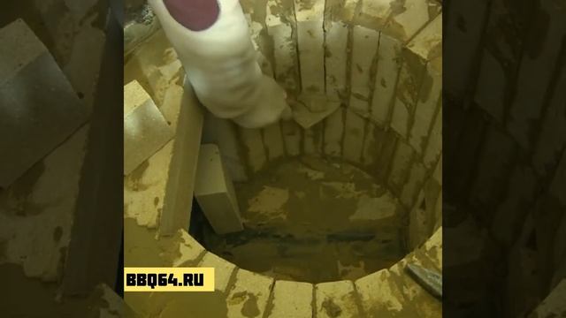 Порядовка банной печи Русская баня с закрытой каменкой. Подробная сборка печи из шамотного кирпича. смотреть онлайн