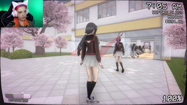СПОРТИВНАЯ КОНКУРЕНТКА ? ► Yandere Simulator #9 смотреть онлайн