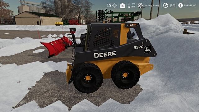 STARTING A SNOWPLOWING COMPANY! (V PLOWS, NEW TRUCKS, & SALT SPREADERS) | FARMING SIMULATOR 2019 смотреть онлайн