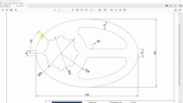 AutoCAD 30 Day Challenge - Day 16 смотреть онлайн