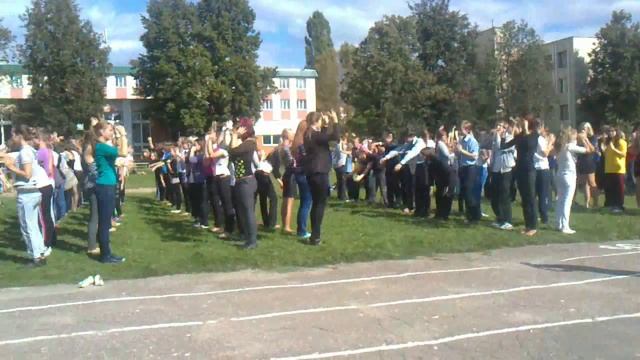Репетиция "Флешмоб" перед днем города. Гомель. 05.09.2012 смотреть онлайн