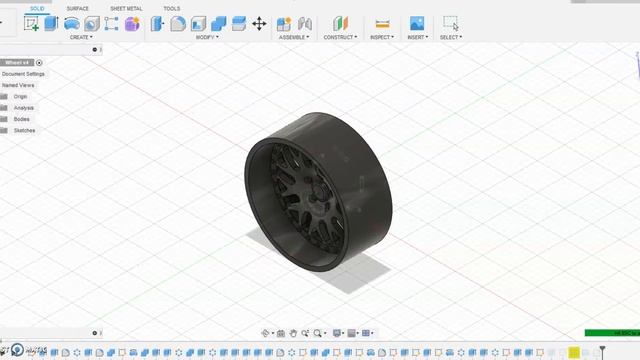 Wheel Design using AutoCAD 360. смотреть онлайн