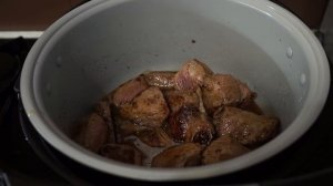 Тушеная говядина с черносливом!