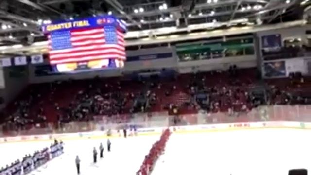Во время юниорского чемпионата по хоккею в челябинске выключили гимн сша смотреть онлайн