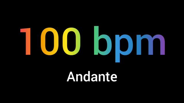 Mengenal Metronome 100 bpm - Andante смотреть онлайн