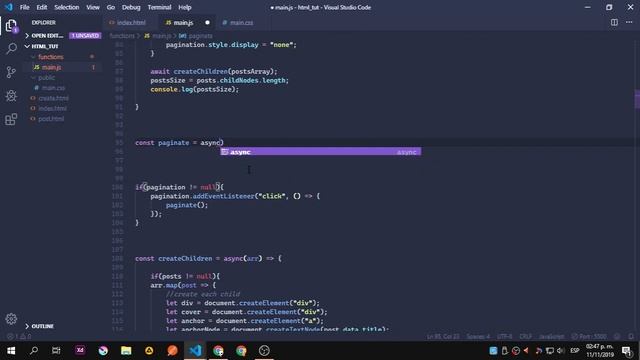 Build a Web App using HTML/CSS/JS & Firebase #9 (Pagination) смотреть онлайн