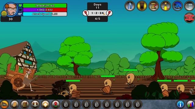 Upgrading To Survive ENDLESS POTATOES in Farmer Against Potatoes смотреть онлайн