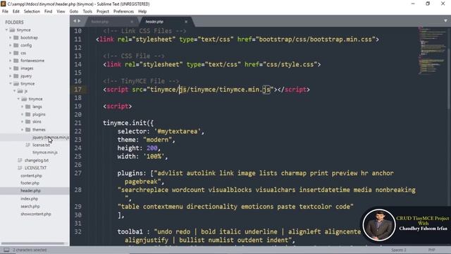 2 Introduction to TinyMCE wysiwyg editor | Downloading Resources | PHP CRUD in Hindi/Urdu смотреть онлайн