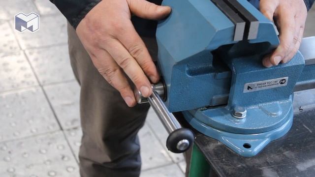 Слесарные тиски Глазов ТСС-140, завод "Металлист". Обзор. смотреть онлайн