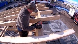 ?КАРКАСНЫЙ ГАРАЖ 7х11 / ЧАСТЬ 4 / СТРОПИЛЬНАЯ СИСТЕМА / СТРОПИЛА