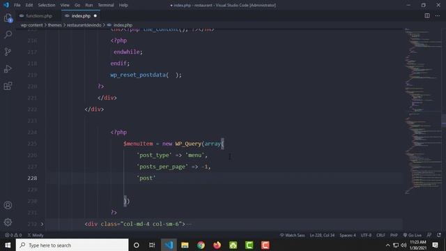 07 Cara convert HTML to WordPress theme Part 7 update section menu dan testimonials смотреть онлайн