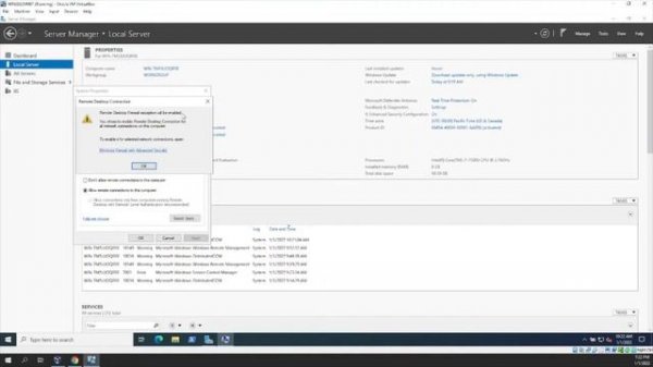 [ Windows Server 2022 ] Enable Remote Desktop Connection (RDP)