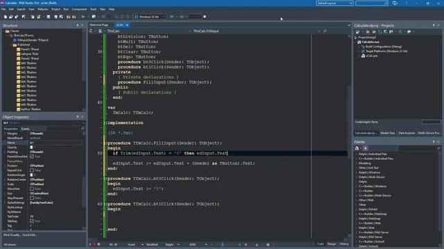 Мастер-класс: создание кроссплатформенной программы "калькулятор" в среде Delphi 10 с нуля смотреть онлайн