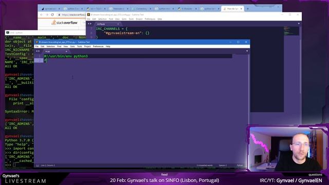 Hacking Livestream #72: IRC bot for our channel (part 1) смотреть онлайн