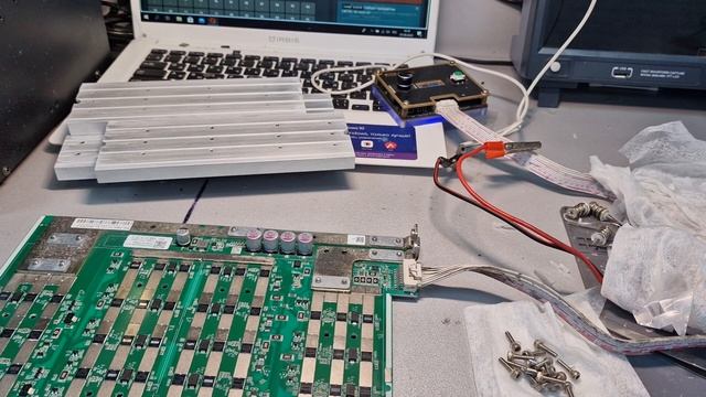 Ремонт Antminer s19j pro алюминий (repair aluminum hashboard) смотреть онлайн