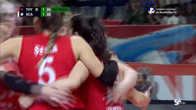 Highlights | THY ISTANBUL vs. Savino Del Bene SCANDICCI | CEV Cup Women 2023 Semi - Finals смотреть онлайн