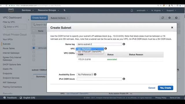 aws vpc subnet igw creation смотреть онлайн