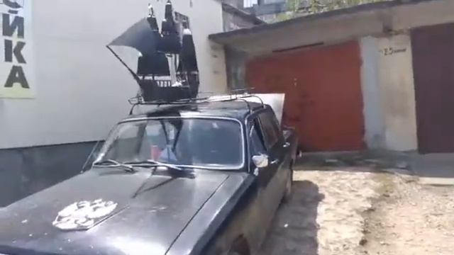 Парусник на крыше. Транспортировка мангала