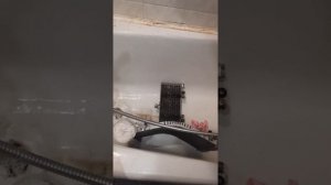 Промывка основного радиатора от масла химией