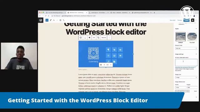 Getting Started with the WordPress Block Editor смотреть онлайн