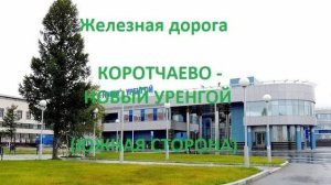 Железная дорога Коротчаево - Фарафонтьевская - Новый Уренгой (вид из окна поезда, юж. стор.) (СВЖД)