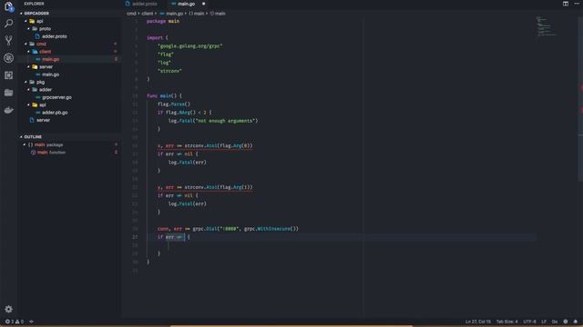 Введение в gRPC: пишем клиент на Go смотреть онлайн