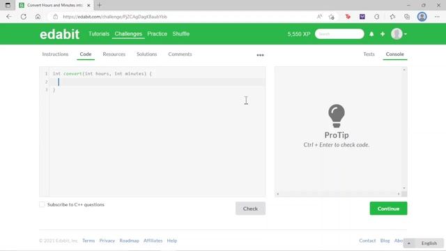 C++ Tutorial for Beginners - Edabit - Convert Hours and Minutes into Seconds смотреть онлайн