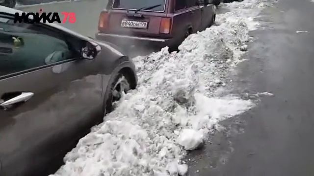 Уборка снега в Петербурге смотреть онлайн