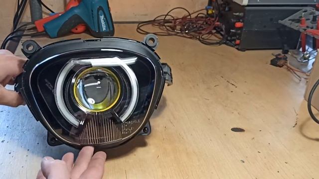 Suzuki Intruder VZR 1800 Reflektor FULL LED + Podkowa + Detal W Kolorze.(DOCTOR LIGHT)