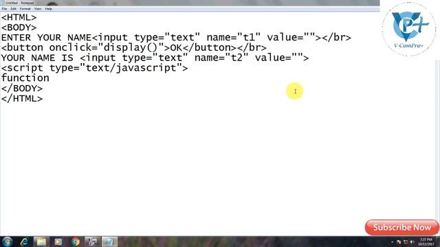 Example of onclick Event in JavaScript смотреть онлайн