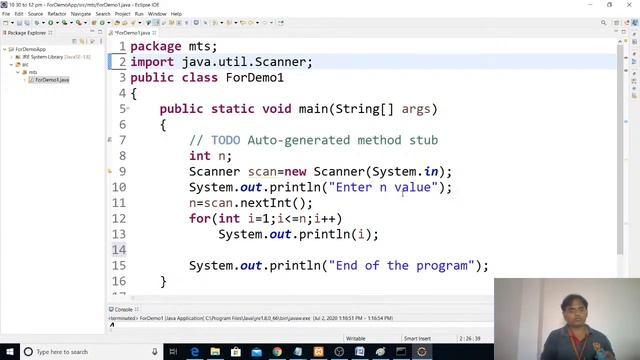 33. Free Core Java Eclipse IDE installation and for loop examples indepth смотреть онлайн