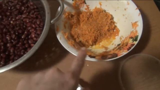 салат из фасоли и морковки по-корейски. смотреть онлайн
