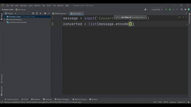 How to convert a string into ASCII value in Python смотреть онлайн