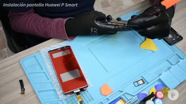 Reparación Huawei P Smart cambio de pantalla (FIG-LX3/FIG-L23) смотреть онлайн